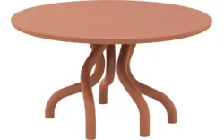 Goossens excellent eettafel matera rood leefbeton - 8244158-goossens-excellent-matera-eettafel-leefbeton-rood-01