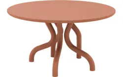 Goossens excellent eettafel matera rood leefbeton - 8244158-goossens-excellent-matera-eettafel-leefbeton-rood-01