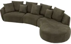Goossens loungebank fay groen stof - 8244161-goossens-fay-bank-stof-groen-01