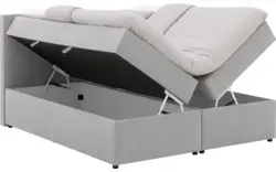 Goossens basic boxspring compleet store storage box grijs stof - 8244170-goossens-basic-store-storage-box-boxspring-compleet-stof