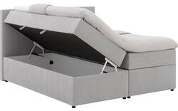 Goossens basic boxspring compleet store storage box grijs stof - 8244170-goossens-basic-store-storage-box-boxspring-compleet-stof