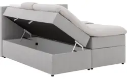 Goossens basic boxspring compleet store storage box grijs stof - 8244170-goossens-basic-store-storage-box-boxspring-compleet-stof