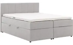 Goossens basic boxspring compleet store storage box grijs stof - 8244170-goossens-basic-store-storage-box-boxspring-compleet-stof