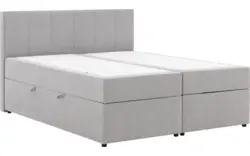 Goossens basic boxspring compleet store storage box grijs stof - 8244170-goossens-basic-store-storage-box-boxspring-compleet-stof