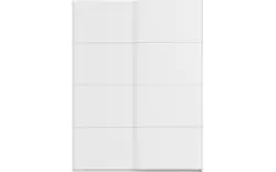 Goossens excellent kledingkast finca mat glas wit hoogwaardig meubelplaat - 8244179-02