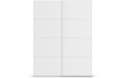 Goossens excellent kledingkast finca mat glas wit hoogwaardig meubelplaat - 8244180-01