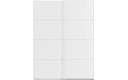 Goossens excellent kledingkast finca mat glas wit hoogwaardig meubelplaat - 8244180-02