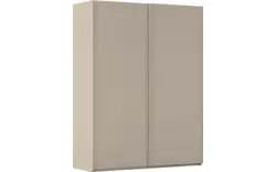 Goossens excellent kledingkast finca mat glas bruin hoogwaardig meubelplaat - 8244196-02