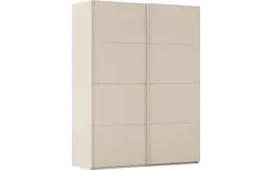 Goossens excellent kledingkast finca mat glas bruin hoogwaardig meubelplaat - 8244197-02