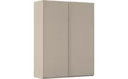 Goossens excellent kledingkast finca mat glas bruin hoogwaardig meubelplaat - 8244198-02