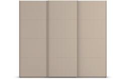 Goossens excellent kledingkast finca mat glas bruin hoogwaardig meubelplaat - 8244201-01