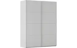 Goossens excellent kledingkast finca mat glas grijs hoogwaardig meubelplaat - 8244205-02