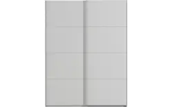 Goossens excellent kledingkast finca mat glas grijs hoogwaardig meubelplaat - 8244206-02