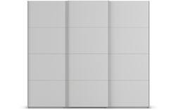 Goossens excellent kledingkast finca mat glas grijs hoogwaardig meubelplaat - 8244210-01