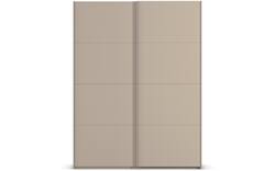 Goossens excellent kledingkast finca mat glas bruin hoogwaardig meubelplaat - 8244215-01