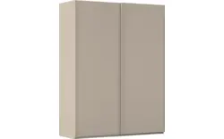Goossens excellent kledingkast finca mat glas bruin hoogwaardig meubelplaat - 8244215-02