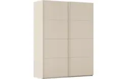 Goossens excellent kledingkast finca mat glas bruin hoogwaardig meubelplaat - 8244216-02