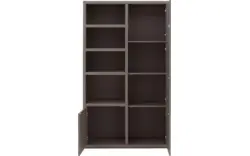 Goossens opbergkast barcelona bruin eiken - 8244460-goossens-barcelona-opbergkast-eiken-01