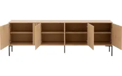 Goossens dressoir viola blank eiken - 8244477-goossens-viola-dressoir-eiken-01