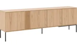 Goossens dressoir viola blank eiken - 8244477-goossens-viola-dressoir-eiken-01