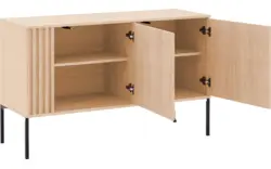 Goossens dressoir viola wit eiken - 8244484-goossens-viola-dressoir-eiken-01