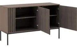 Goossens dressoir viola donker bruin eiken - 8244485-goossens-viola-dressoir-eiken-01