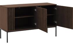 Goossens dressoir viola bruin eiken - 8244486-goossens-viola-dressoir-eiken-01