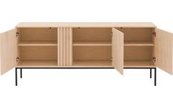 Goossens dressoir viola wit eiken - 8244488-goossens-viola-dressoir-eiken-01