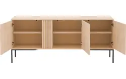 Goossens dressoir viola wit eiken - 8244488-goossens-viola-dressoir-eiken-01