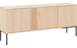 Goossens dressoir viola wit eiken - 8244488-goossens-viola-dressoir-eiken-01
