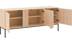 Goossens dressoir viola wit eiken - 8244488-goossens-viola-dressoir-eiken-01