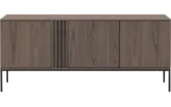 Goossens dressoir viola donker bruin eiken - 8244489-goossens-viola-dressoir-eiken-01