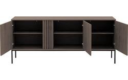Goossens dressoir viola donker bruin eiken - 8244489-goossens-viola-dressoir-eiken-01