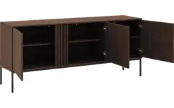 Goossens dressoir viola bruin eiken - 8244490-goossens-viola-dressoir-eiken-01
