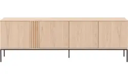 Goossens dressoir viola wit eiken - 8244492-goossens-viola-dressoir-eiken-01