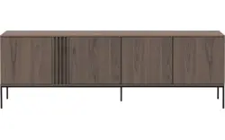 Goossens dressoir viola donker bruin eiken - 8244493-goossens-viola-dressoir-eiken-01