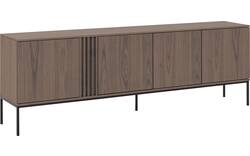 Goossens dressoir viola donker bruin eiken - 8244493-goossens-viola-dressoir-eiken-03