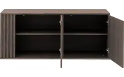Goossens dressoir viola donker bruin eiken - 8244497-goossens-viola-dressoir-eiken-01