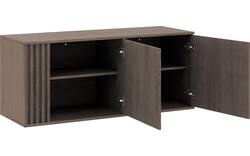 Goossens dressoir viola donker bruin eiken - 8244497-goossens-viola-dressoir-eiken-01
