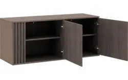 Goossens dressoir viola donker bruin eiken - 8244497-goossens-viola-dressoir-eiken-01