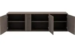 Goossens dressoir viola donker bruin eiken - 8244501-goossens-viola-dressoir-eiken-01
