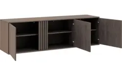 Goossens dressoir viola donker bruin eiken - 8244501-goossens-viola-dressoir-eiken-01