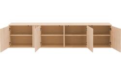 Goossens dressoir viola wit eiken - 8244504-goossens-viola-dressoir-eiken-01