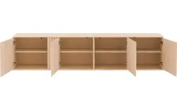 Goossens dressoir viola wit eiken - 8244504-goossens-viola-dressoir-eiken-01