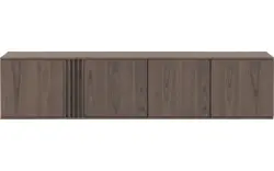 Goossens dressoir viola donker bruin eiken - 8244505-goossens-viola-dressoir-eiken-01