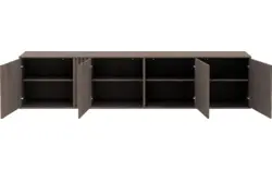 Goossens dressoir viola donker bruin eiken - 8244505-goossens-viola-dressoir-eiken-01