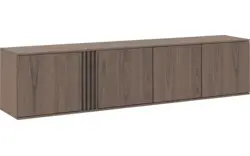 Goossens dressoir viola donker bruin eiken - 8244505-goossens-viola-dressoir-eiken-01