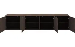 Goossens dressoir viola bruin eiken - 8244506-goossens-viola-dressoir-eiken-01