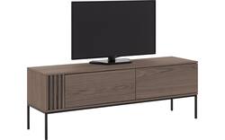 Goossens tv meubel viola donker bruin eiken - 8244509-goossens-viola-tv-meubel-eiken-donker-bruin-01