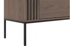 Goossens tv meubel viola donker bruin eiken - 8244509-goossens-viola-tv-meubel-eiken-donker-bruin-01